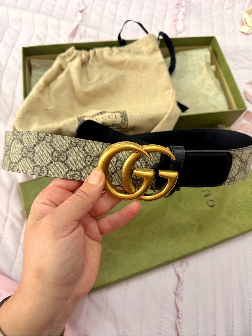 Authentic Gucci  Mormont belt size 85 - Picture 2 of 5